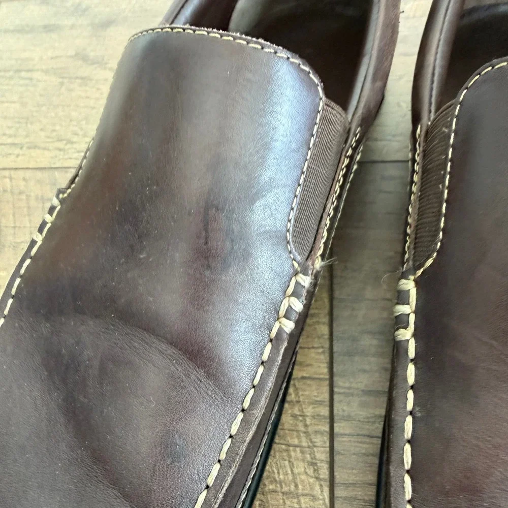 Cole‎ Haan Men's Brown Leather Slip On Loafers Size 10.5 M